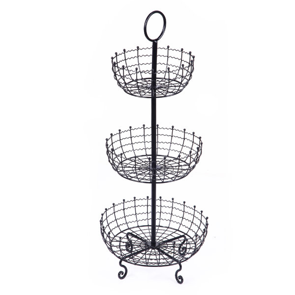 AdecoTrading 3 Tier Iron Table Counter Top Fruit and Vegetable ... AdecoTrading 3 Tier Iron Table Counter Top Fruit and Vegetable ...